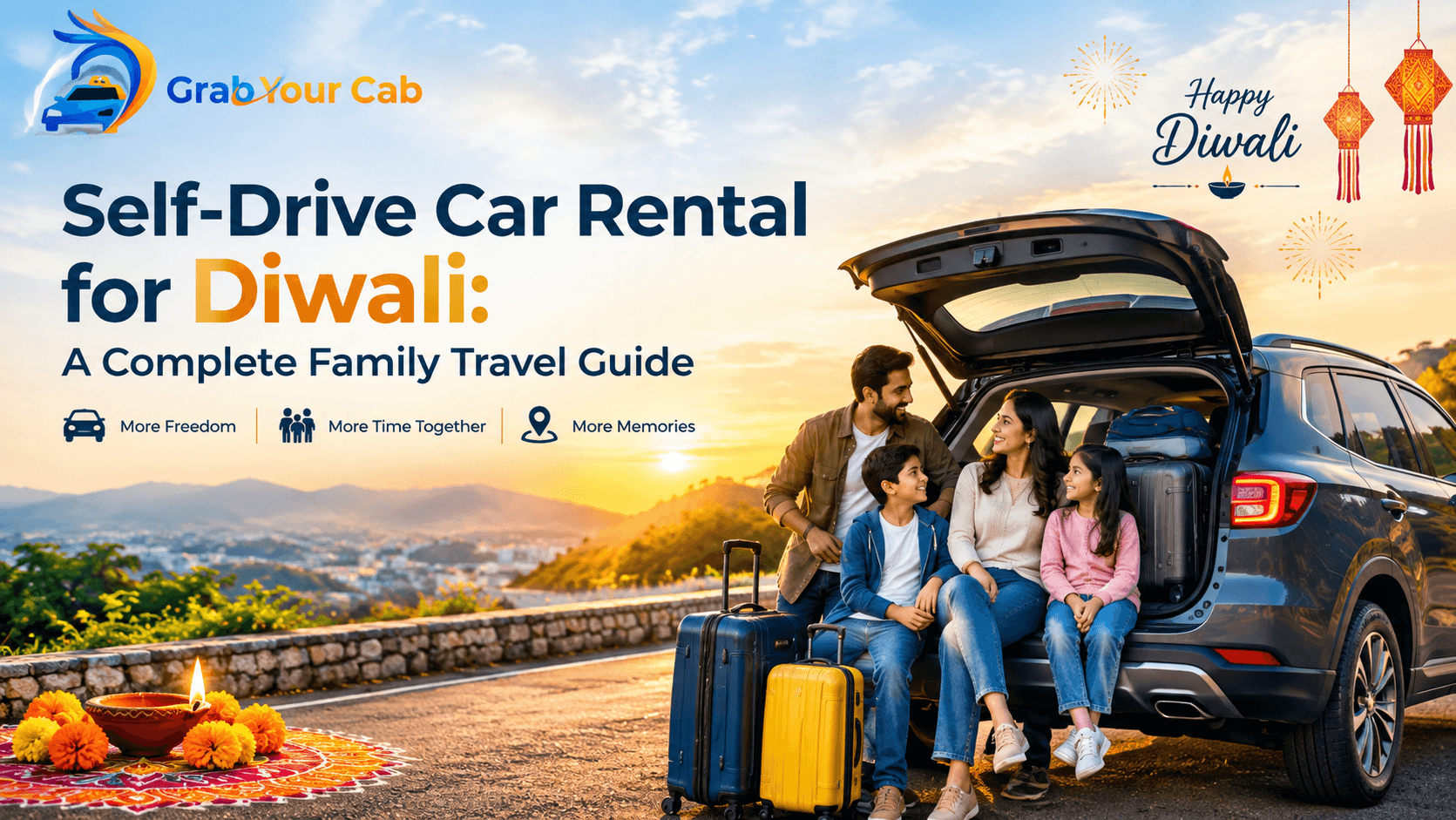 Self-drive car rental for Diwali